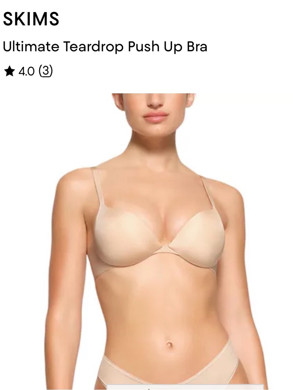SKIMS Ultimate Push Up Bra